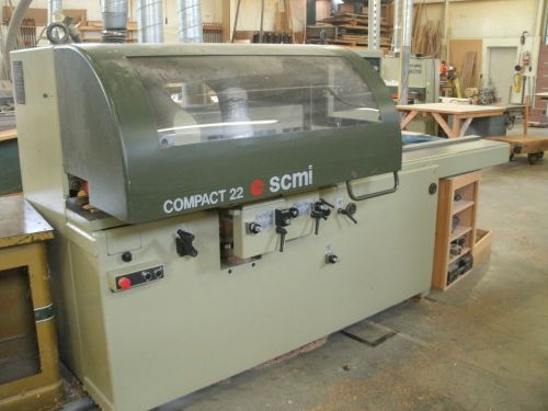 4 HEAD MOULDER SCMI COMPACT 22S 230 VOLT THREE PHASE