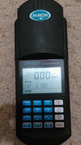 HACH DR/890 DR 890 COLORIMETER 4847060 WATER DATALOGGING