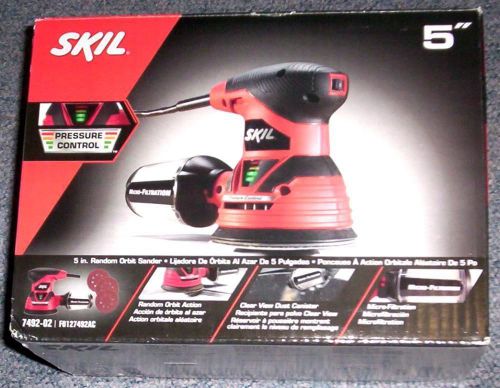 SKIL 5&#034; Random Orbit Sander, pressure control, micro filtration-NIB-NR