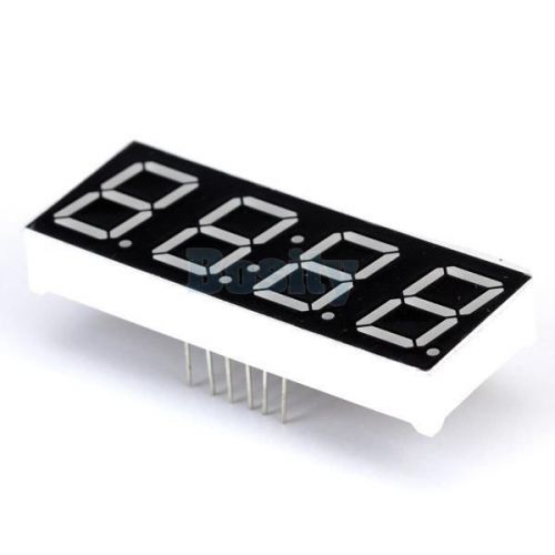 10pcs 0.56&#034; 4 digit red led display common anode w time for sale