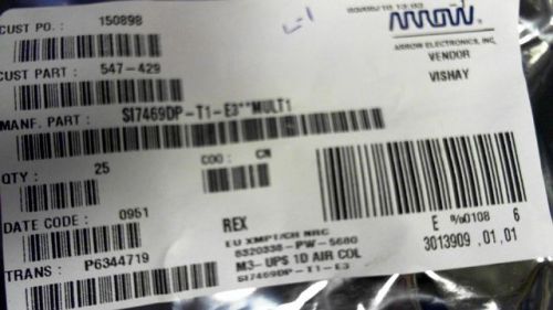 10-PCS P-CHANNEL 80V 28A PPAK VISHAY SI7469DP-T1-E3 7469DPT1E3 SI7469DPT1E3