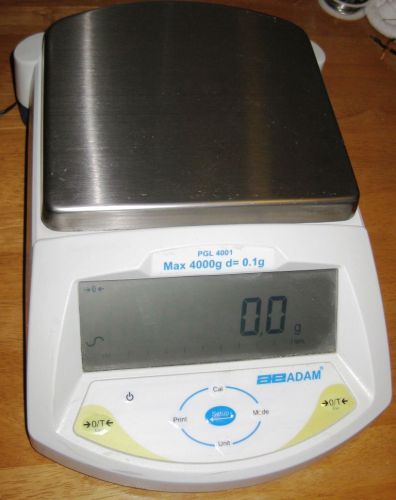 ADAM 4001 4000g (d=0.1g Accuracy) PGL Digital Precision Balance