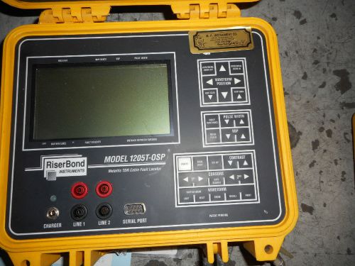 Riser Bond Riserbond 1205T-OPS Metallic TDR Cable Fault Locator