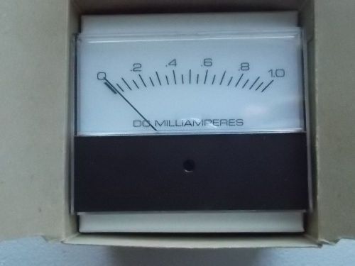 MODUTEC PANEL METER 3MAS-DMA-001-U DC MILLIAMPERES 0 - 1.0