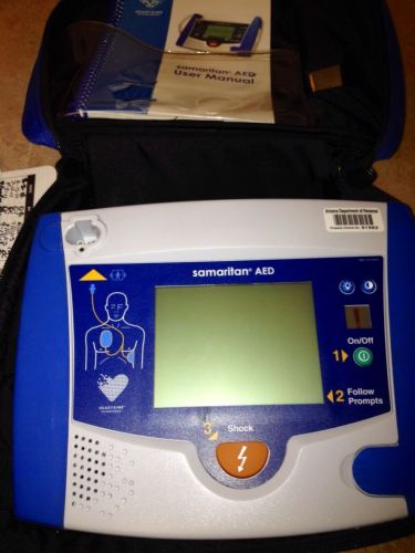 Samaritan aed with pads and case.. great shape heartsine technologies for sale