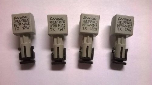 SM343A    Lot of 4 pcs HFBR-1414Z  High Power Fiber Optic Transmitter 820nm ST