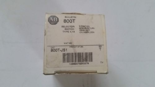 Allen Bradley 800T J51 Selector Switch