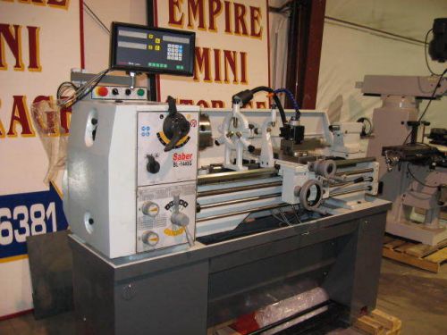 Saber 1440 Gear Head Lathe with DRO