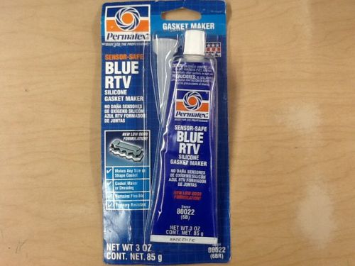 Permatex 80022 3 Ounce Blue RTV Silicone Gasket Maker