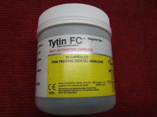 Bottle of 50 tytin fc amalgam regular set for sale