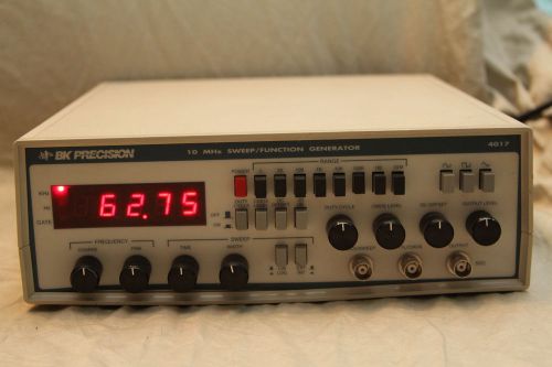 BK Precision 4017 10MHz 5 Digit LED Display Sweep/Function Generator B&amp;K