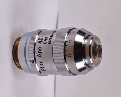 Nikon Plan APO 40x /0.95 AIR / DRY 160 TL Microscope Objective with Collar 