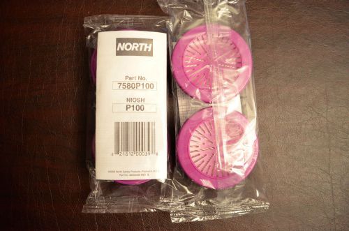 NORTH P100 RESPIRATOR FILTER CARTRIDGES 24 PAIR