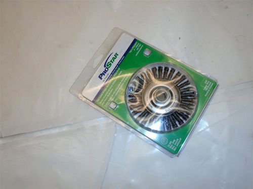 PROSTAR PRS53013 4 INCH STEEL KNOT  WIRE WHEEL NEW FREE SHIP IN USA