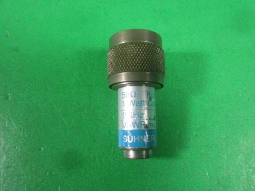 Suhner Terminators -- 50 ohm, 1 W -- Used