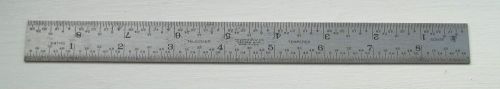 Vintage Lufkin Rule No. 2204R 9&#034; Steel Rule - 4R Graduations