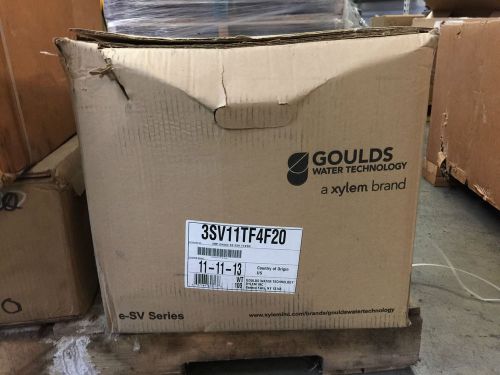 GOULDS 3SV11TF4F20 3 HP  STG ESV SS VERTICAL INLINE WATER PUMP GRUNDFOS CR3 CR 3