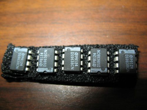 Lot of 5 DS9638CN 8 Pin DIP