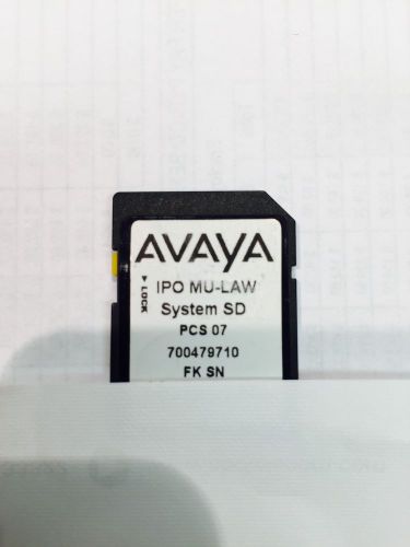 AVAYA LICENSE SD CARD ESSENTIAL SOFTWARE 16 PRI