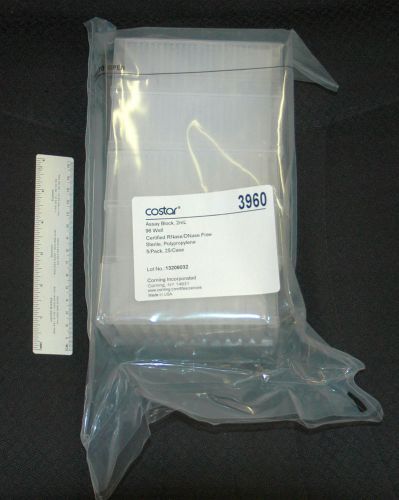 5 Costar 3960  Assay Blocks 96-Well , Nontreated, PP, 2.0 mL, Sterile NEW/SEALED