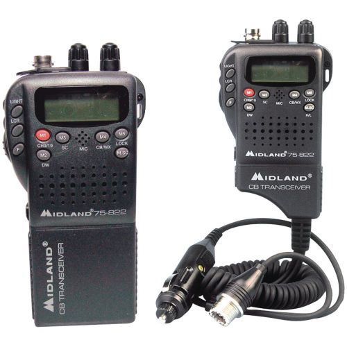 Midland handheld 40-channel cb radio with weather and all-hazard monitor &amp; m for sale