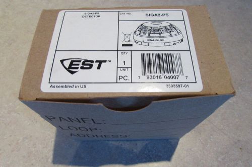 UTC Edwards EST SIGA2-PS Intelligent Photoelectric Smoke Detector 60 Day Returns