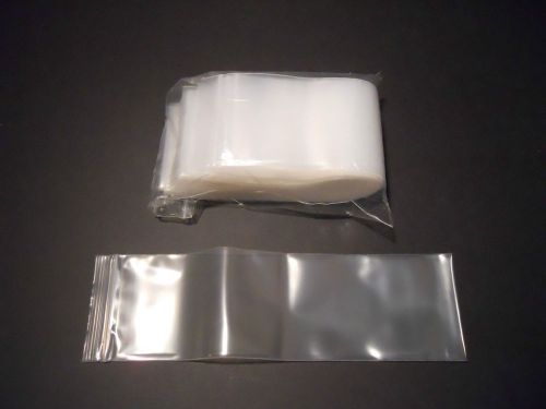 4 MIL POLY ZIP BAGS 3&#034; X 10&#034;