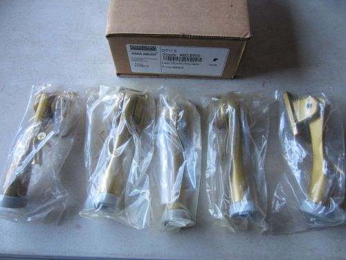 Lot / 5 Rockwood 460.BRS Aluminum Kick Down Door Holders Brass Finish NEW