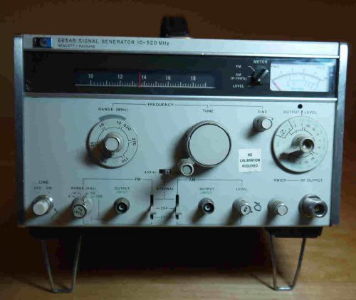 HP 8654B RF Signal Generator, 10 - 520 MHz, Tested