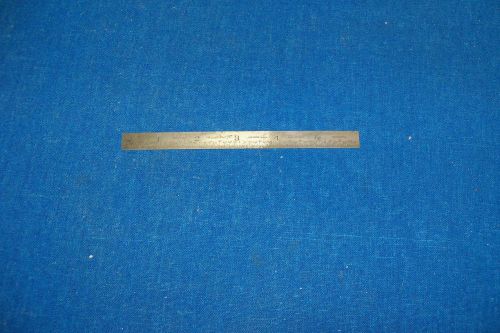 ANTIQUE LUFKIN 6 INCH TEMPERED METAL No. 2110R RULE MADE IN U.S.A.