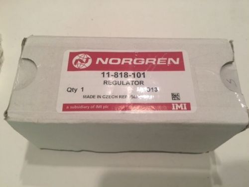 NEW NORGREN 11-818-101 PRECISION REGULATOR 1-60 PSIG 160°F 11818101 / WARRANTY