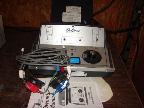 Beltone Model 119 Audiometer Hearing Tester Pure-Tone Air-Conduction