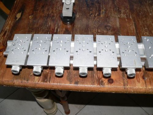 Newport Optical Rails (2), 9 holders, leveling feet