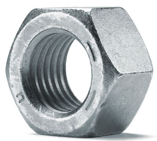 Nucor 7/16-20 Grade 5 Finished Hex Nut -USA UNF Zinc Plated, Pk 2200