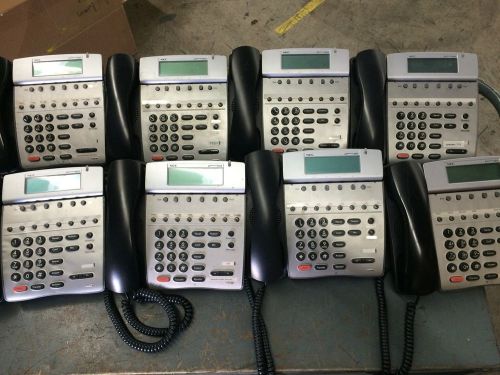 Lot (8) NEC DTERM 8 DTH-8D-1 (BK) 780071 8 BUTTON BUSINESS PHONE