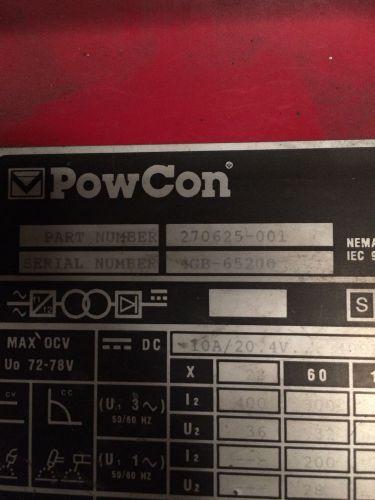 2 POWCON 400SMT Welders