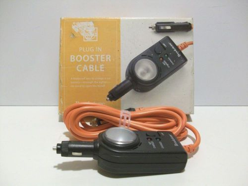 NEW Brookstone Plug In Booster Cable NEW In Box