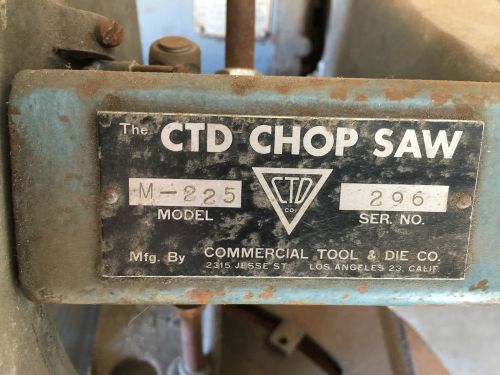 CTD Chopsaw