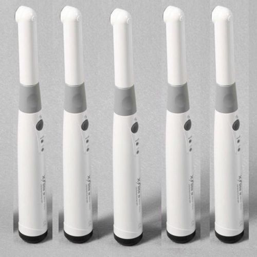 5pcs wireless dental led curing light lamp teeth 330°rotation 3 colors u-pick for sale