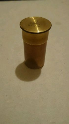 ORIGINAL BRASS CASE OBJECTIVE E. LEITZ WETZLAR No.: 3