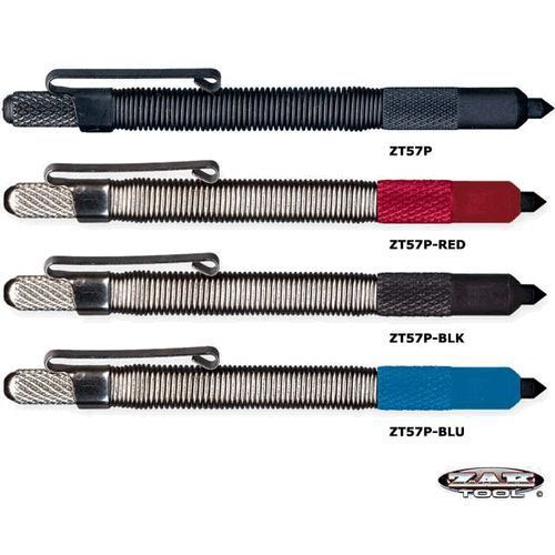 Lot 3 Zak Tool ZT-57P-BLU Nickle/Blue Stainless Steel Pocket Window Punch