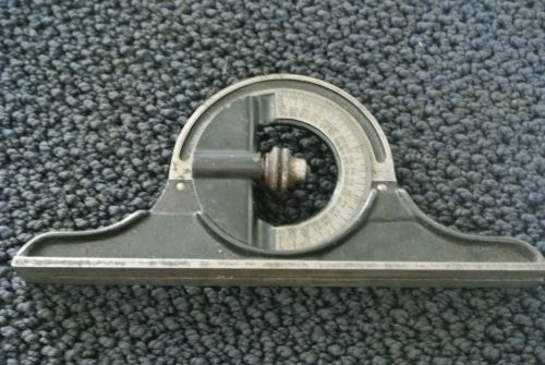 Starrett No. 490 Machinist Protractor Square Head