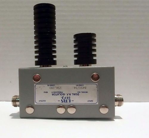 Emr corp dual r.f. isolator 8450/34  frequency: 154.280/155.475 for sale