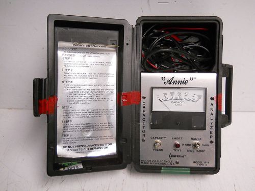 Imperial annie capacitor analyzer model a-4 type 2 for sale