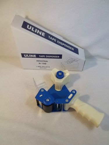 ULINE H-150 INDUSTRIAL 2&#034; SIDE LOADING PACKING TAPE DISPENSER NIB