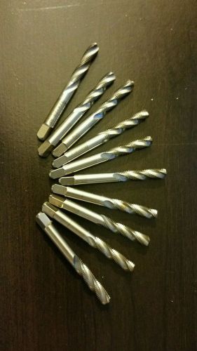 Lot of (10) USA Spiral 1/4-28 Taps