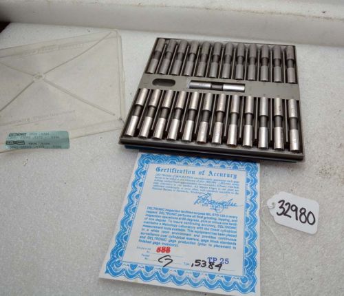 Deltronic tp 25 plug gage set (inv.32980) for sale