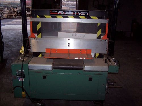 SIGNODE SURE TYER BOX STRAPPER SIGNODE BOX STRAPPING BANDING MACHINE 460 VOLT