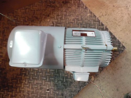 RELIANCE AC V-5 MOTOR, KW 3.7, VOLTS 180, RPM 1500, JEC-37, SN: 4B4406V004, NEW