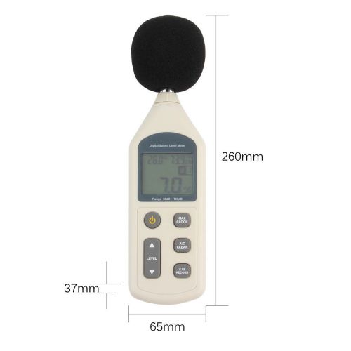 New GM1356 LCD Digital Sound Level Meter 30dB-130dB USB Noise Measurement MG